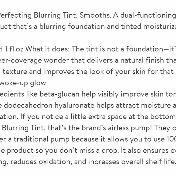 JACLYN COSMETICS Skin Perfecting Blurring Tint- Smooths RICH -1FL OZ - Picture 9 of 9